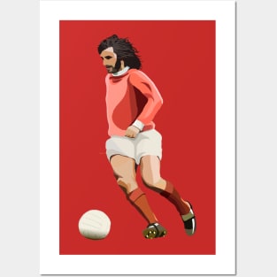 Legend George Best Posters and Art